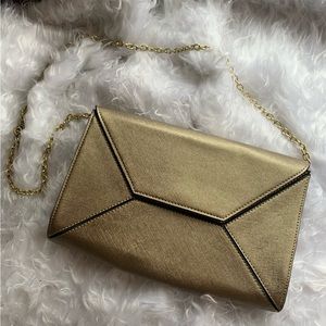NWOT Gold Crossbody